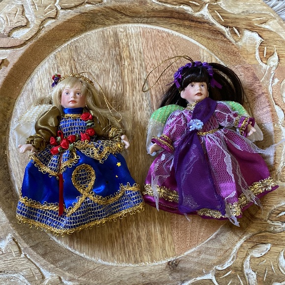 VINTAGE TREASURY COLLECTIONS PORCELAIN DOLL ORNAMENTS PARADISE GALLERIES - Picture 7 of 14